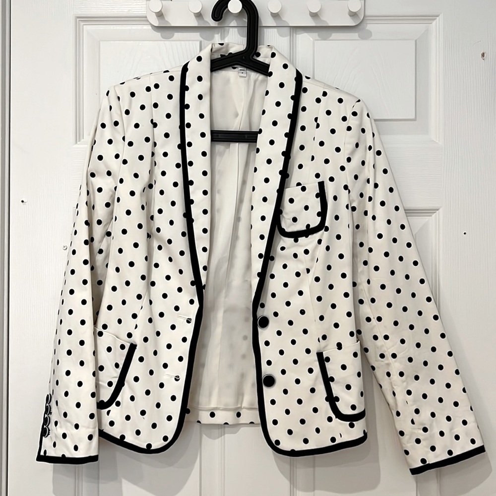 Polka Dot Blazer